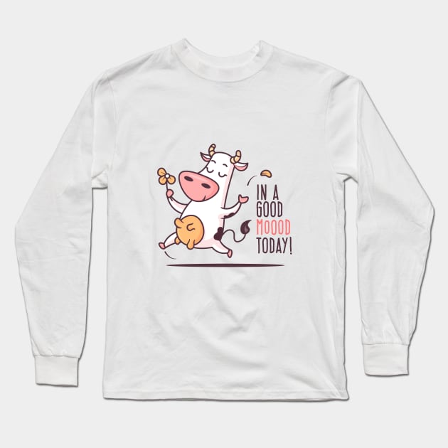 In a Good Mood Today Long Sleeve T-Shirt by zoljo